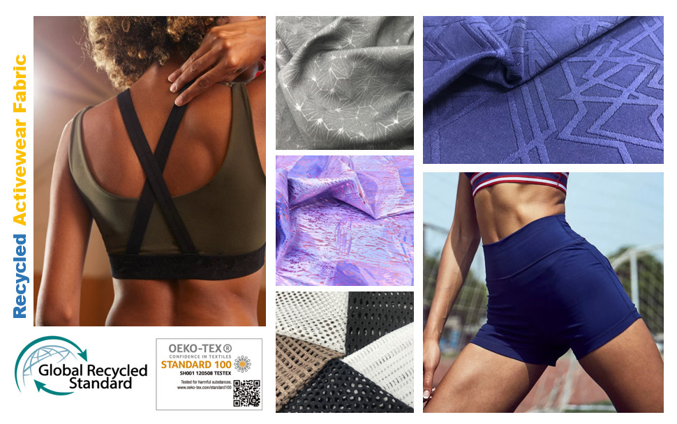 China best Activewear die van Gerecycleerd Plastiek wordt gemaakt op verkoop